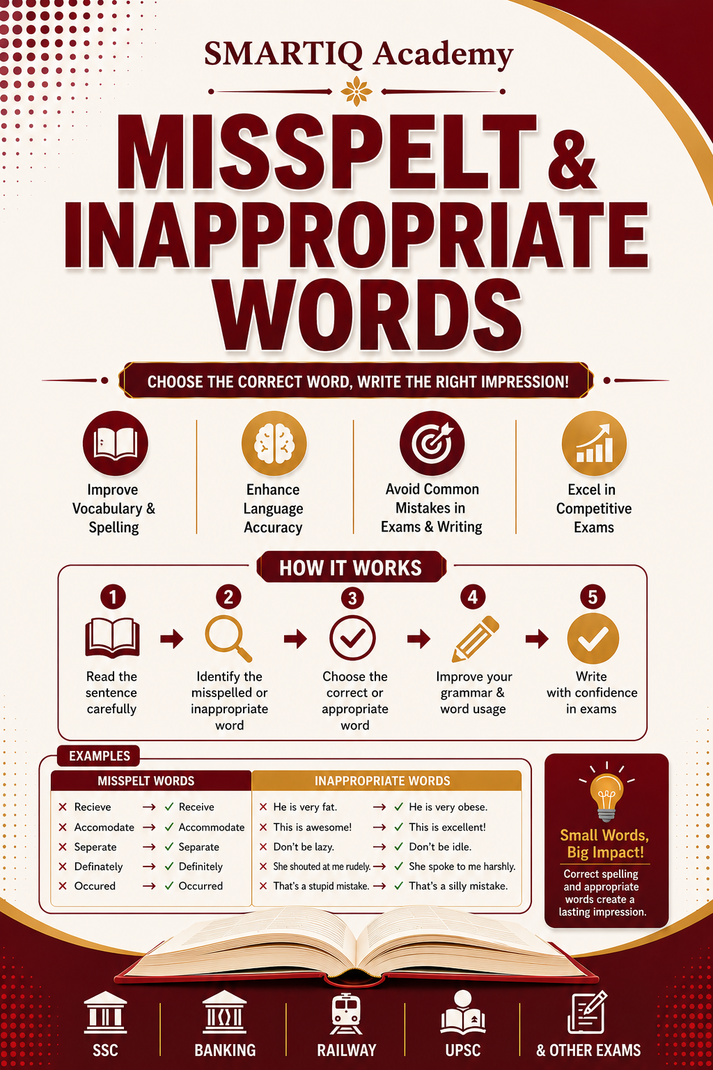 Misspelt & Inappropriate Words Level 1,2 thumbnail